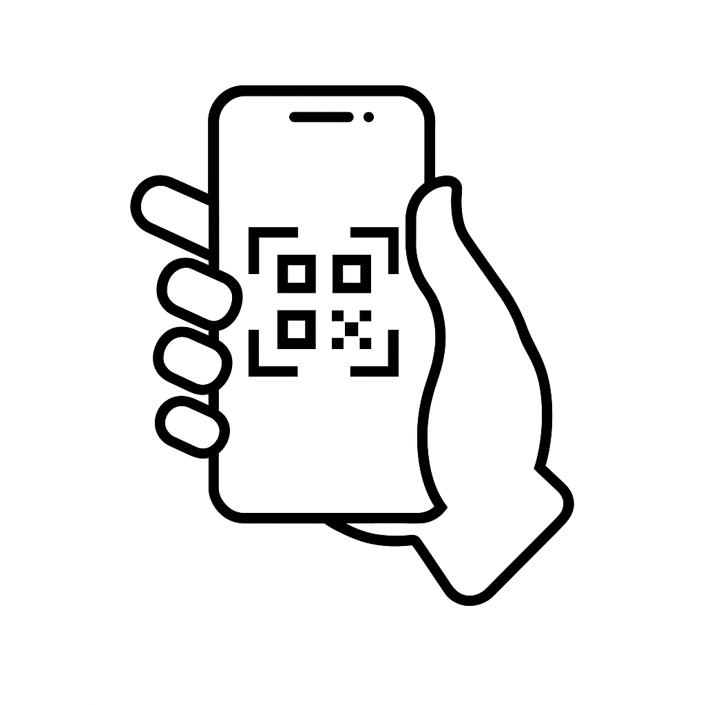 Scanning QR code to join queue