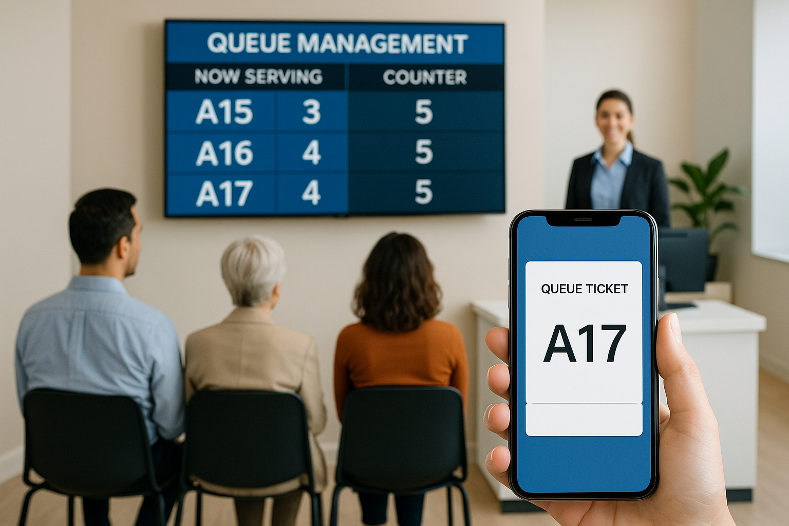 Cover for Queue Management System: Powerful Strategies for Efficient Customer Flow